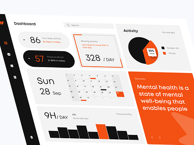 Dashboard Analytic - Analytic Activity activity activity tracker app daily daily tasks dashboard exercise fitness fitness dashboard goal health health dashboard interface running sport todo ui ux workout