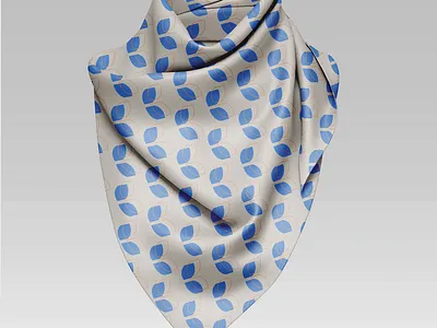 JetBlue Branding - Flight Attendance Scarf branding graphic design illustration logo pattern