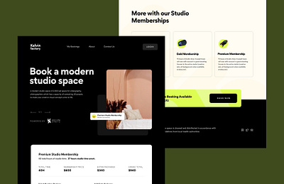 Kelvin Factory Landing Page branding design landing page product design ui uiux ux ux design