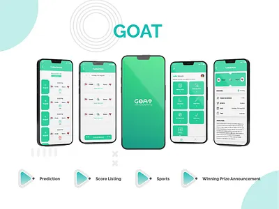 GOAT APPLICATION app branding design graphic design illustration logo mobile motion graphics productdesign ui ux website