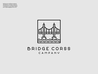 Bridge Cross Logo Design lettermark