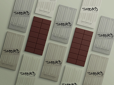 Smokd Chocolat Package Design branding graphic design logo package design
