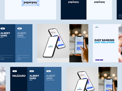Paperpay Mobile Application Branding banking booking brandbook branding case study clean design finance fintech mft mobile payment staticstics transfer unbend