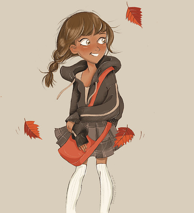 Autumn Girl 2022 - Col! design graphic design illustration