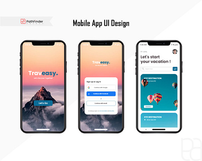 Traveasy Travel App UI Design adobe adobe xd branding corporate design figma graphic design illustration tours tours and travels travel travel app ui travelappuidesign ui ui design uiux user experience user interface userinterface ux