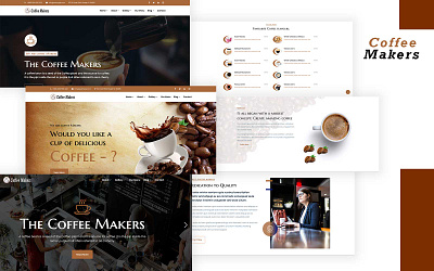 Coffeemaker - Coffee shop & Restaurant WordPress Theme breakfast coffee coffee shop css dinner dyne food html javascript jquery recipe restaurant vlog