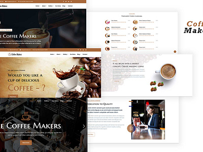 Coffeemaker - Coffee shop & Restaurant WordPress Theme breakfast coffee coffee shop css dinner dyne food html javascript jquery recipe restaurant vlog