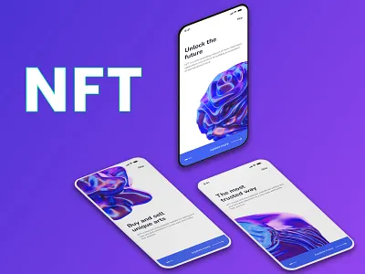 NFT app Design app app design branding clea clean ui design digital art figma gaming illustration nft nft market nft ui ui vector website