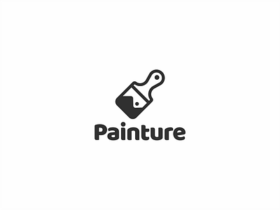 Painture logo concept brand branding design graphic graphic design illustration logo ui ux vector