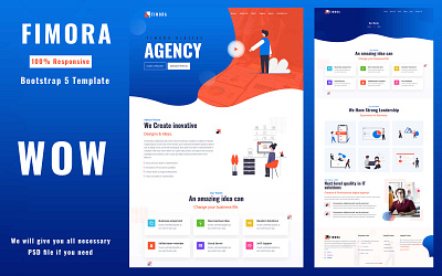 Fimora - IT and Corporate Business Website agency portfolio seo software