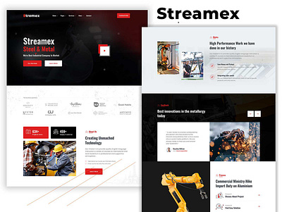 Streamex - HTML Template modern