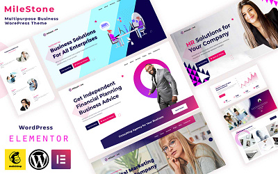 Milestone - IT Business Theme business clean corporate css design html industry information information technology it modern technology template theme website wordpress