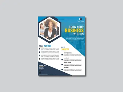 Flyer design graphic design illustration