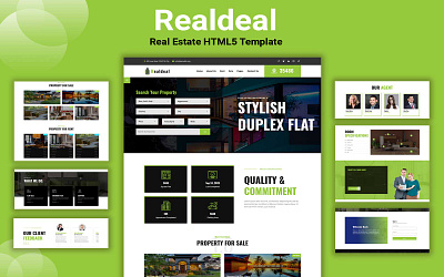 Realdeal - Real Estate Website break building concreate construction css floor home house html industrial industry javascript jquery js realestate rent roof roofing