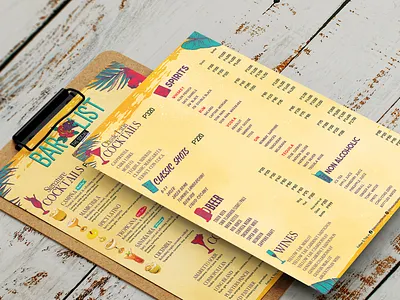 Menu Design | The Social bar bar menu brand identity branding drinks menu food food menu graphic design logo menu menu design shop menu