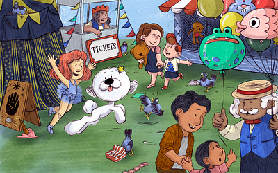 Stella and Luna - personal project children childrens book funny illustration kidlitart