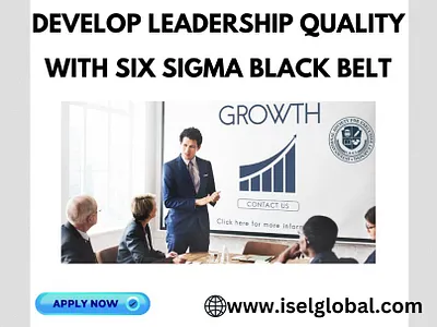Six Sigma Black Belt develops leadership quality in an employee leadership quality sixsigmablackbelt sixsigmacertificationonline sixsigmagreenbelt