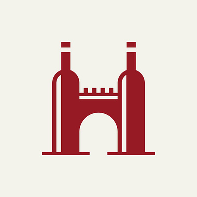 Wine Gate Logo alcohol bottle branding castle dribble drink drunk food gate grape graphic design logo logoconcept logodesign logoidea logoinspiration motion graphics portal restaurant wine