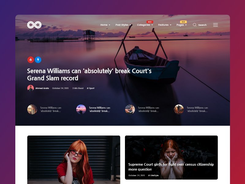 Magala | Magazine & Newspaper Design Template articles blog blogger clean creative creator design magazine newspaper newspapers photographer press social socialmedia ui ux video writer