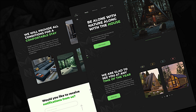 House Landing page branding design graphic design landing page ui ux web design