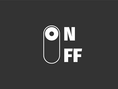 ON/OFF branding design identity illustration illustrator logo logoinspiration logomark vector