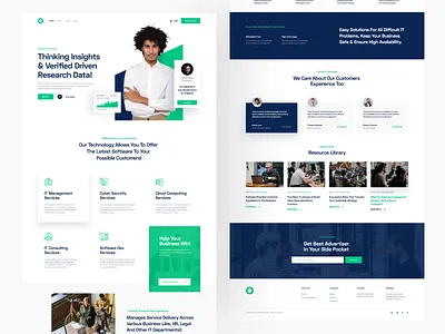 Data Science Landing creative data data science design header design header website it service landing landing design landing ui ui ui web uiux web web design web ui webdesign website website design website ui