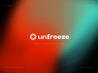 Unfreeze.gg — brand animation blockchain blue branding clean illustration logo logo animation motion motion graphics nft red tonik ui unfreeze web web3