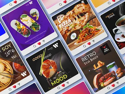 Food Ads Design branding design graphic illustration logo modern nioalid ui vector