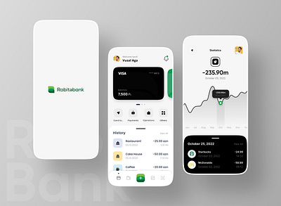 Rabitə Bank | Mobile App app app design mobile design ui uiux ux