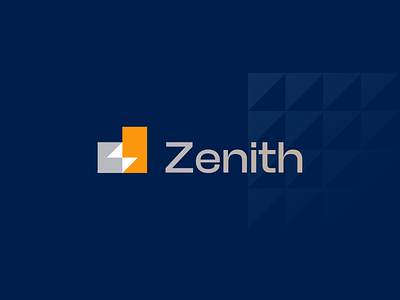 Zenith abstract ai bolt branding chart clever corporate crypto data digital fast finance fintech graph growth logo minimal money payment wallet