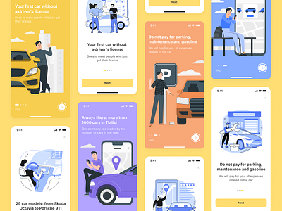 Onboarding For Carsharing app design free free figma ios ios apps for carsharing mobil app ui ux