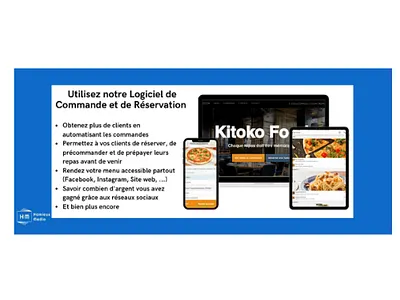 Facebook cover picture for Homieux Media branding graphic design logo