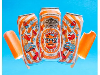 Dream Vision | Illustration & Packaging beer art beer label branding can design illustration package design vector