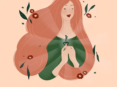 Find your inner voice <3 amazing illustration art direction book illustration branding business illustration corporate cover illustration custom illustration design drawing girl illustration graphic design illustration logo lovely ui ux vector woman illustration