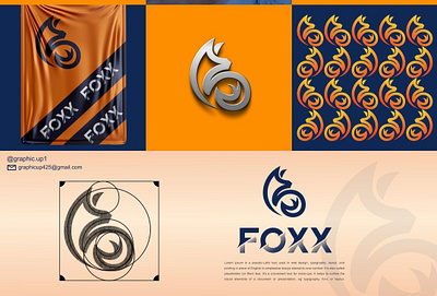 Foxx logo concept agency animal artis brand branding design dribbble fox gridlogo icon logo logodesign logos vector