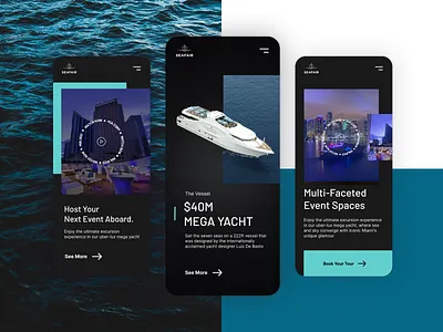 Seafair Miami branding design ui web webdesign website