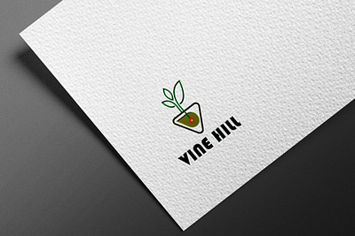 Vine hill Brand identity logo branding graphic design logo