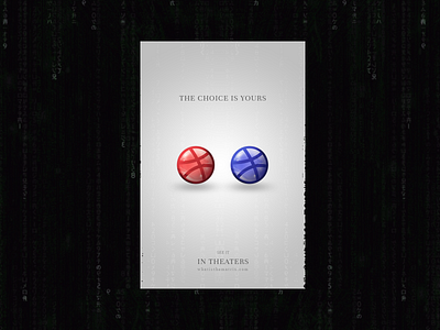 Matrrrix dribbbleweeklywarmup matrix movie poster poster