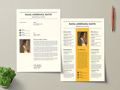 Resume / Cv branding brochure classicresume creativeresume cv cvword design docx flyer hiring hr indesignresume jobresume modernresume portfolio print resume resumeword simpleresume template