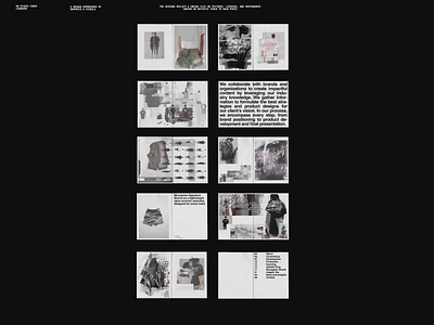 HW Studio Lookbook branding editorial fashion layout lookbook swiss typography typography layout visual identity whitespace