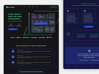 Software Home Page Web Design brand design brand development branding design home page design saas design software design ux design web design website design