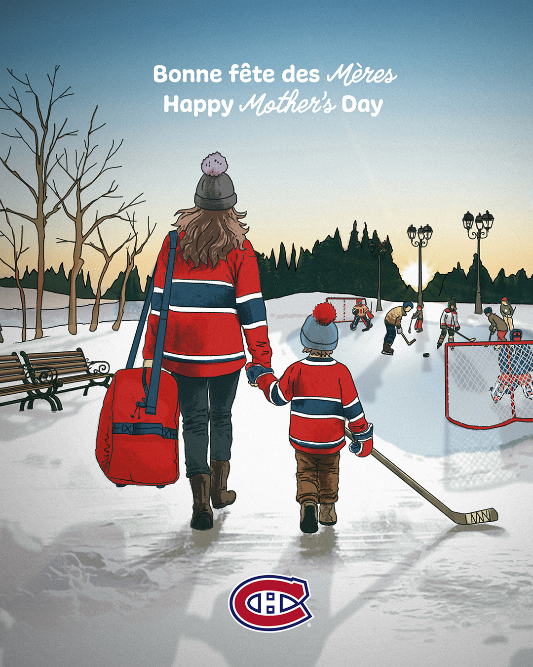 Fêtes des Mères - CH canadiens digital illustration instagram mothers day photoshop
