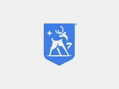 Deer Logo Design (Up for sale) branding deer deer illustration deer logo deer mascot forest illustration logo mascot mascot logo shield logo