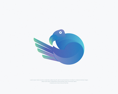 Pretty Bird Logo applogo bird bird logo brand design colorful golden ratio logo gradient illustration istiaque logo logodesign logoinspiration modern popular vector