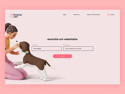Busca Vet - UI Design digital product figma ui design ux design
