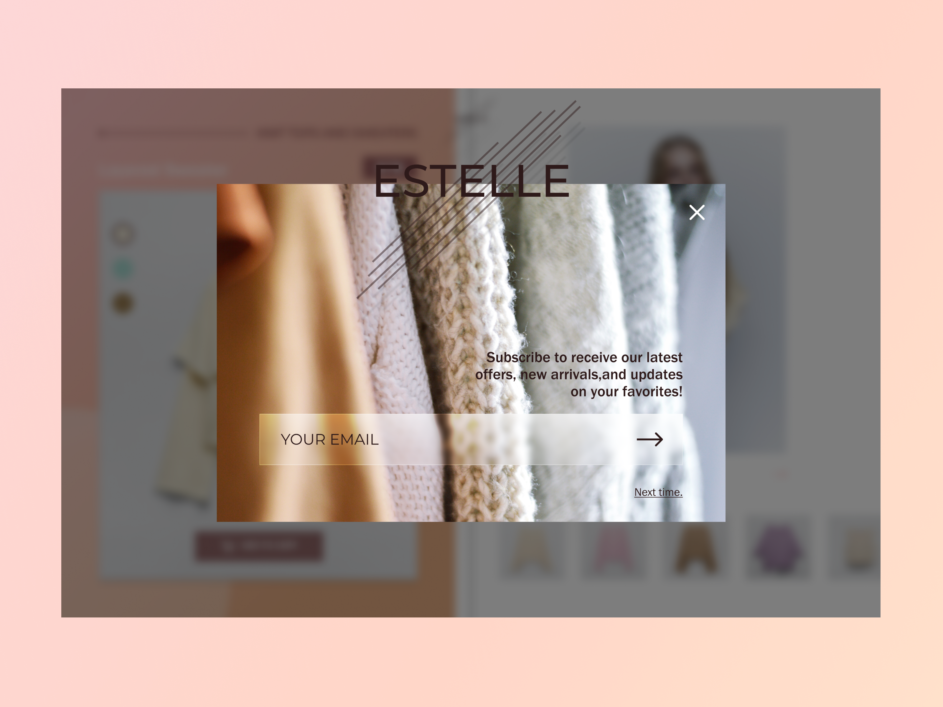 Example of Pop-up / Overlay [Daily UI #016]