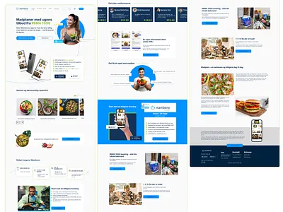 Redesign of the home page of the mambeno website branding design e commerce graphic design landing page logo ui ux