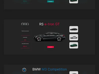 Swipe to dealership branding design e commerce landing page motion graphics ui ux
