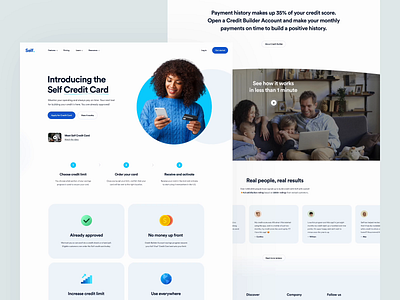 Self animation concept design fintech landing page light money protopie strv strvcom ui ux web website