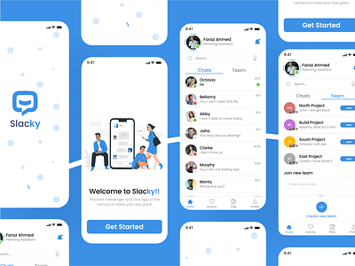 Slack App Redesign app design mobile mobile app design redesign slack ui ui kit ui ux